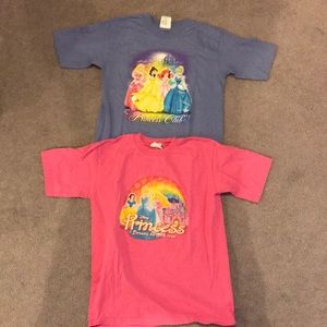 Set of 2 Disney Girls Short Sleeve T-Shirts